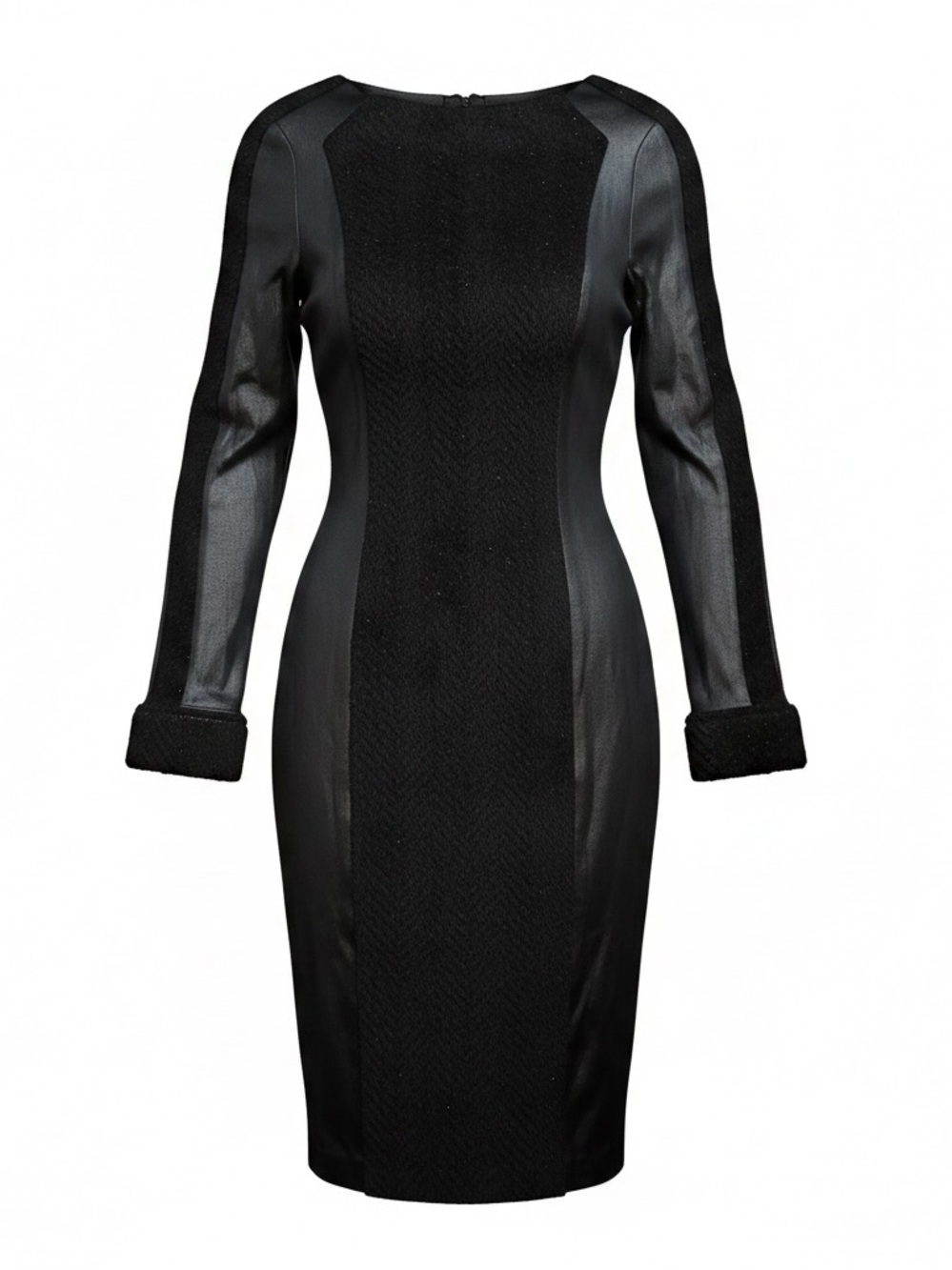 Katharine Kidd Long Sleeve Black Stretch Dress